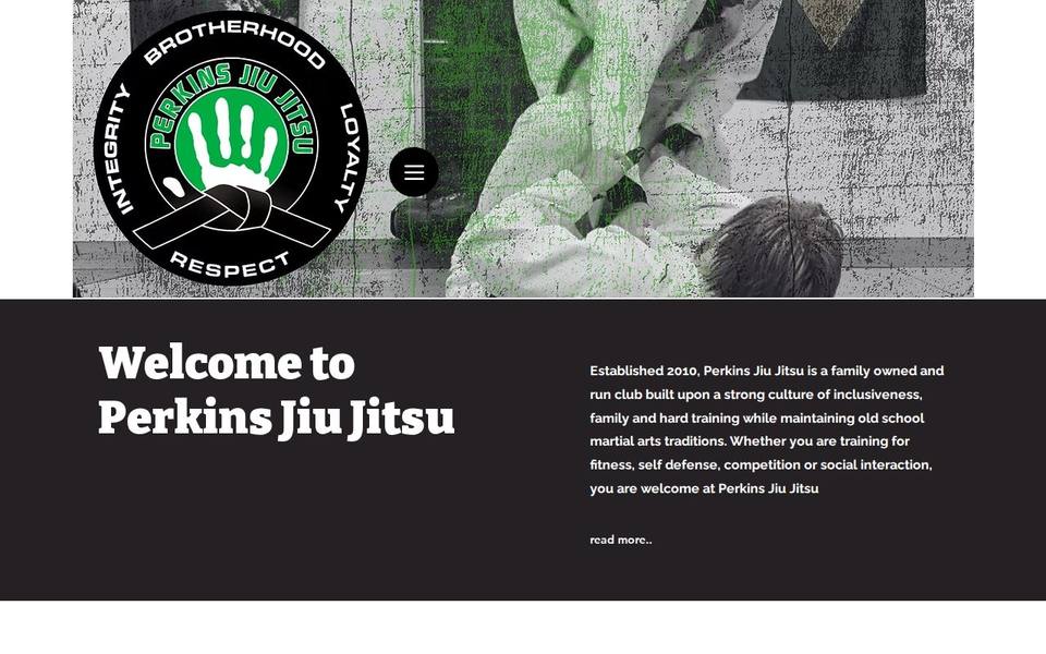 Perkins Jiu Jitsu website