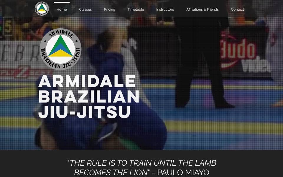 Armidale Brazilian Jiu-Jitsu website