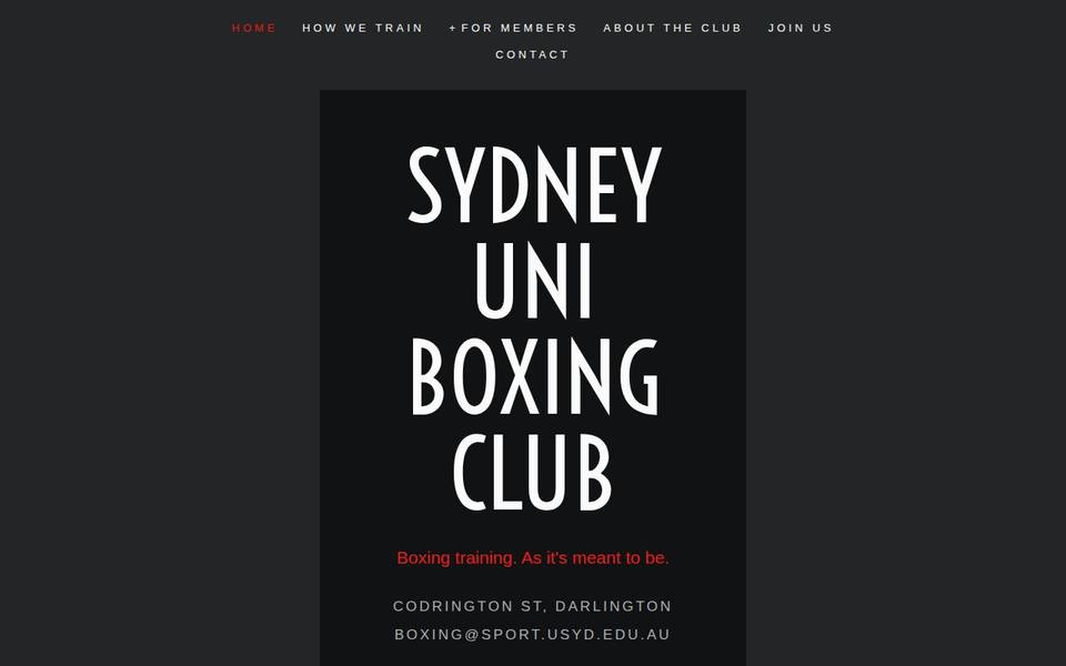 Sydney Uni Velo Club website