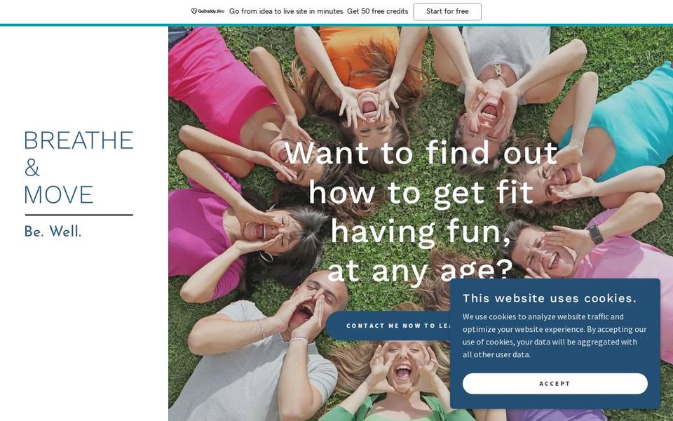 Breathe & Move website