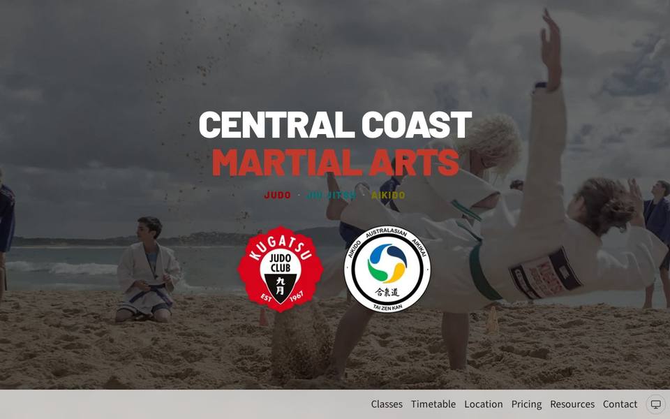 Central Coast Martial Arts website
