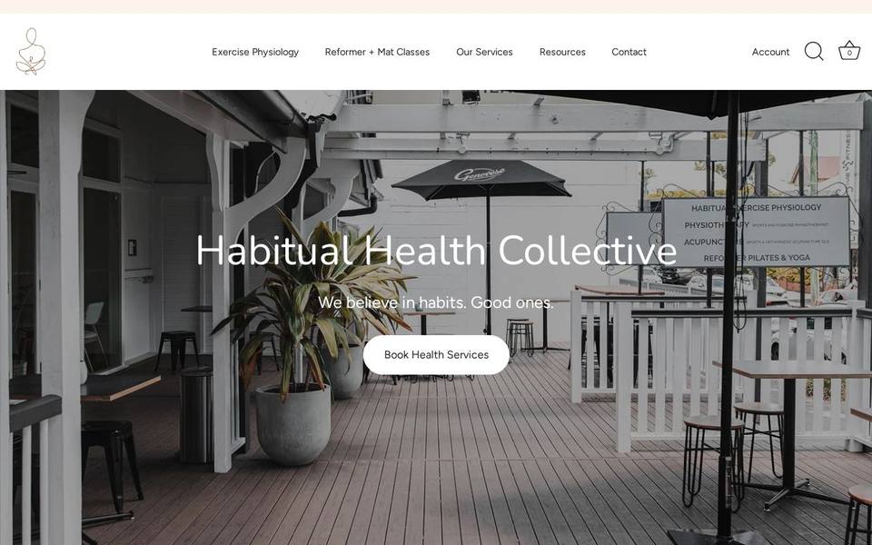 Habitual Health Collective website