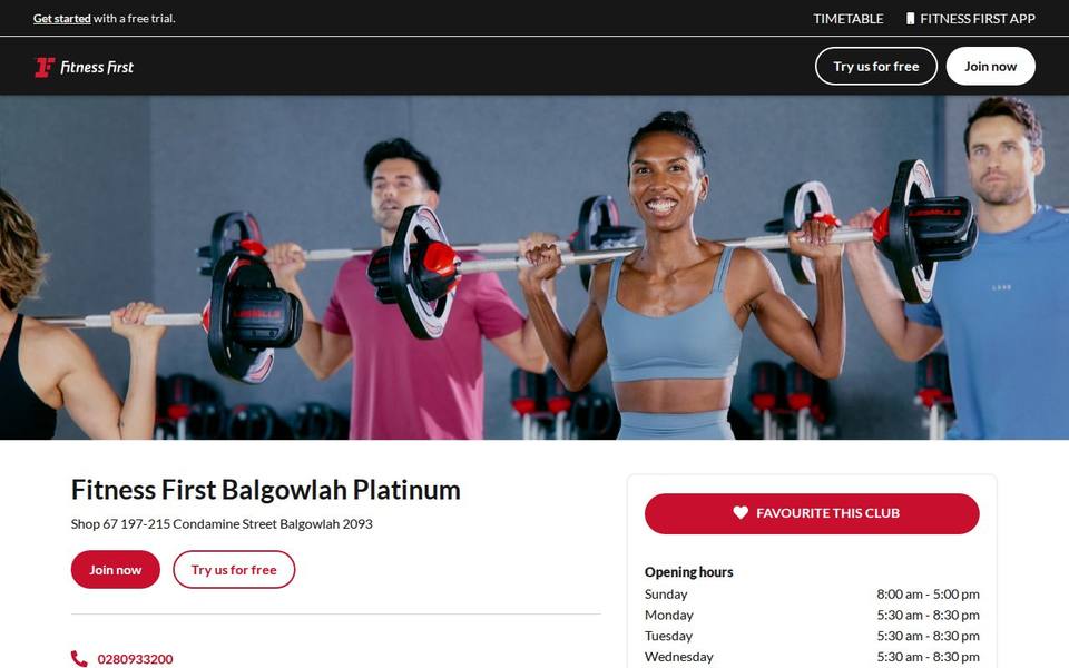 Balgowlah Platinum website
