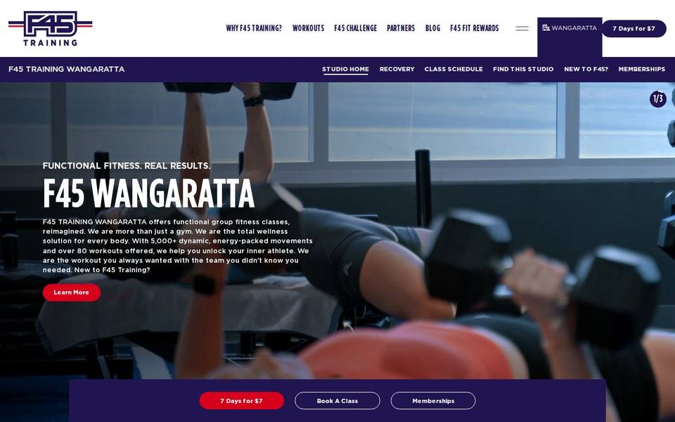 F45 Wangaratta website
