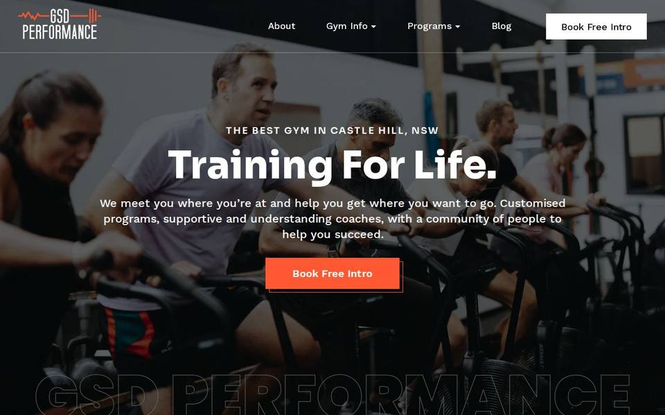 GSD Performance website