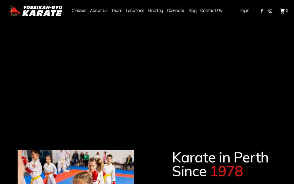 Yoseikan-Ryu Karate Maylands website