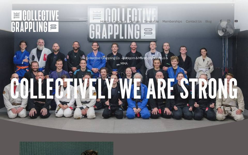 The Collective Grappling Company website