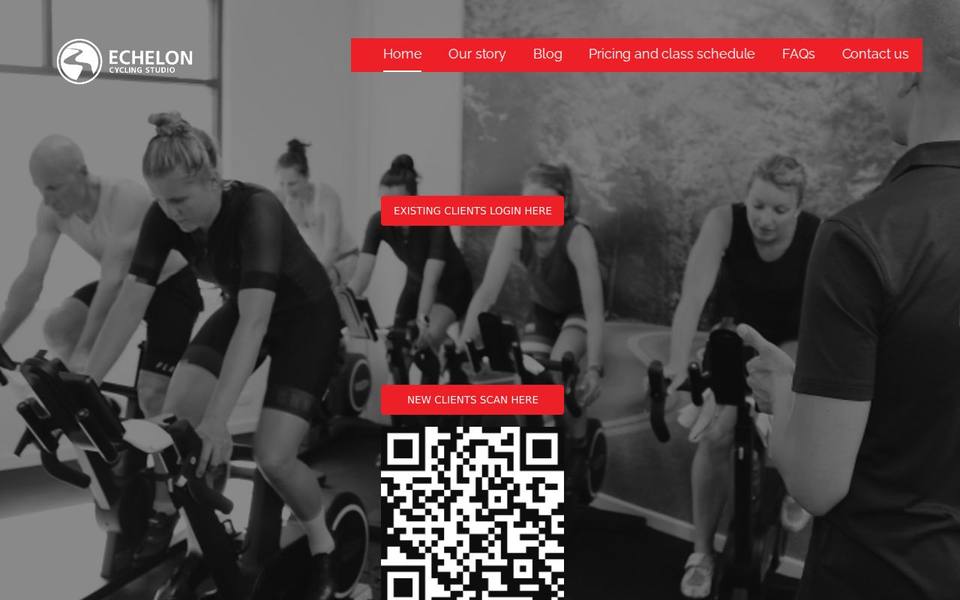 Echelon Cycling Studio website