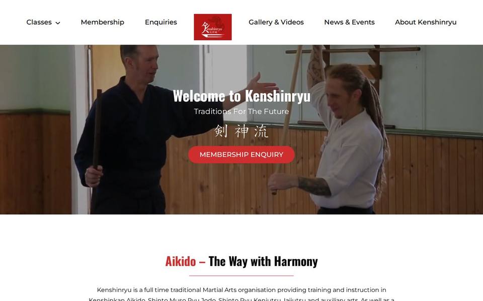 Kenshinryu website