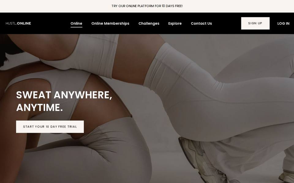 HUSTL. Gold Coast website