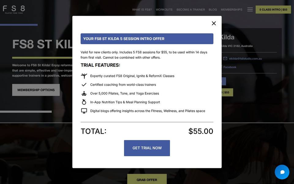FS8 St Kilda website