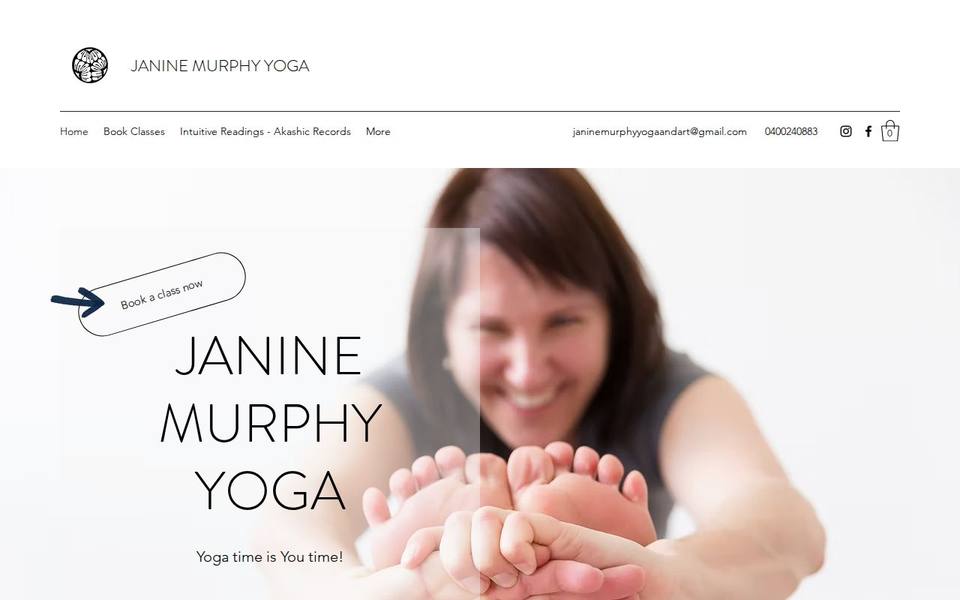Janine Murphy Yoga website