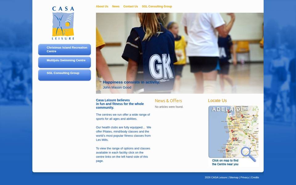 Seaford Recreation Centre website