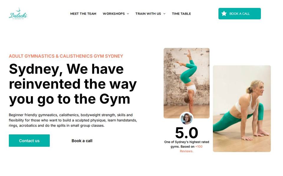 Dalecki Strength website