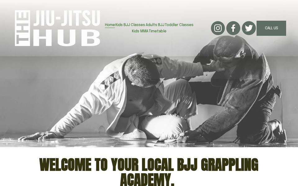 The Jiu-Jitsu Hub website