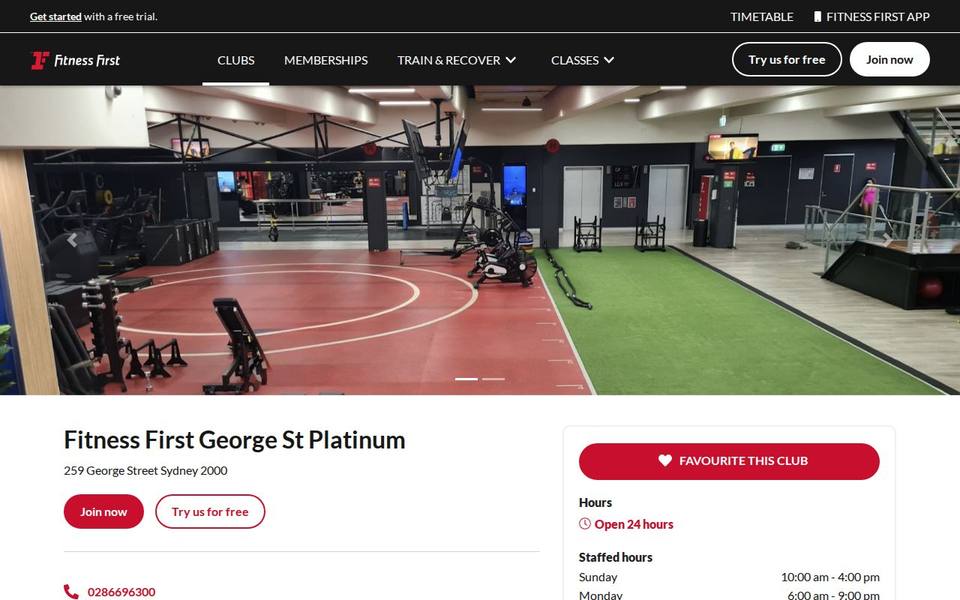 George St Platinum website