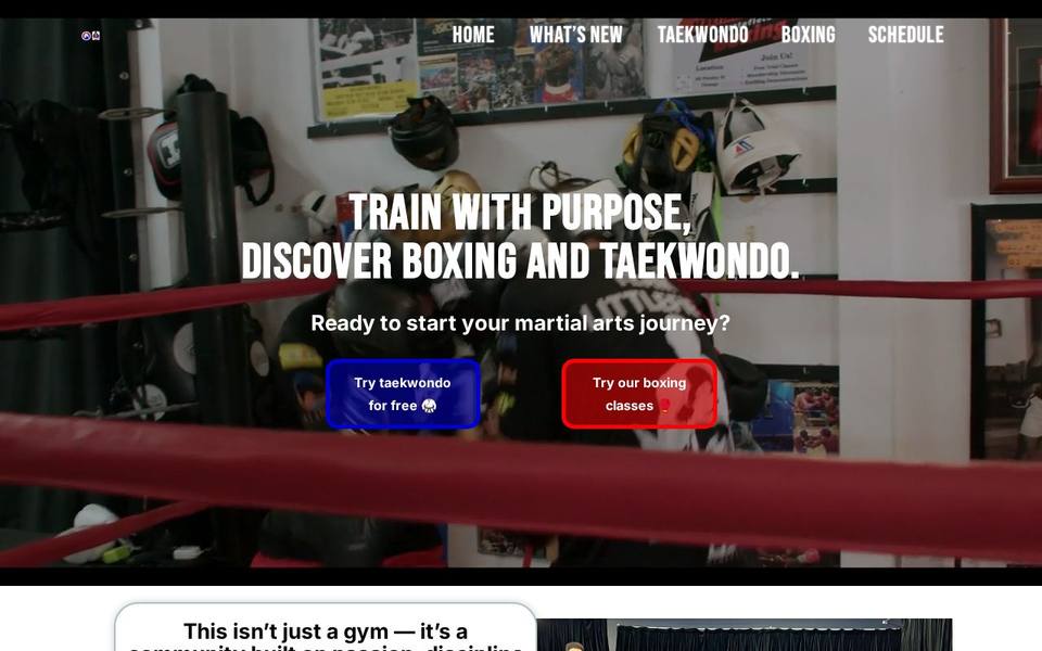 Advanced World Martial Arts website