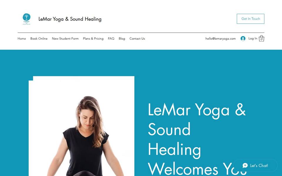 LeMar yoga and sound healing website