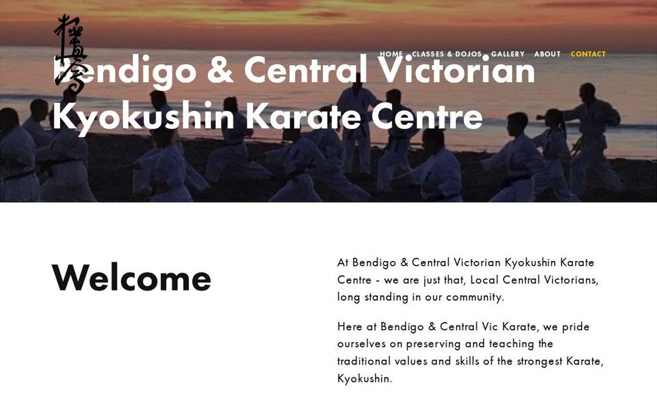 Bendigo Kyokushin Karate website