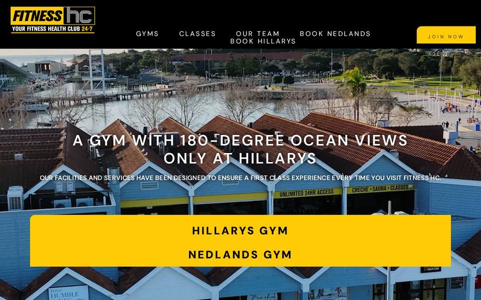 Fitness HC website