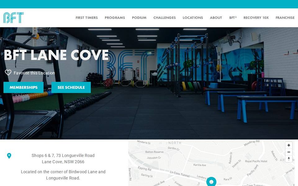 BFT Lane Cove website