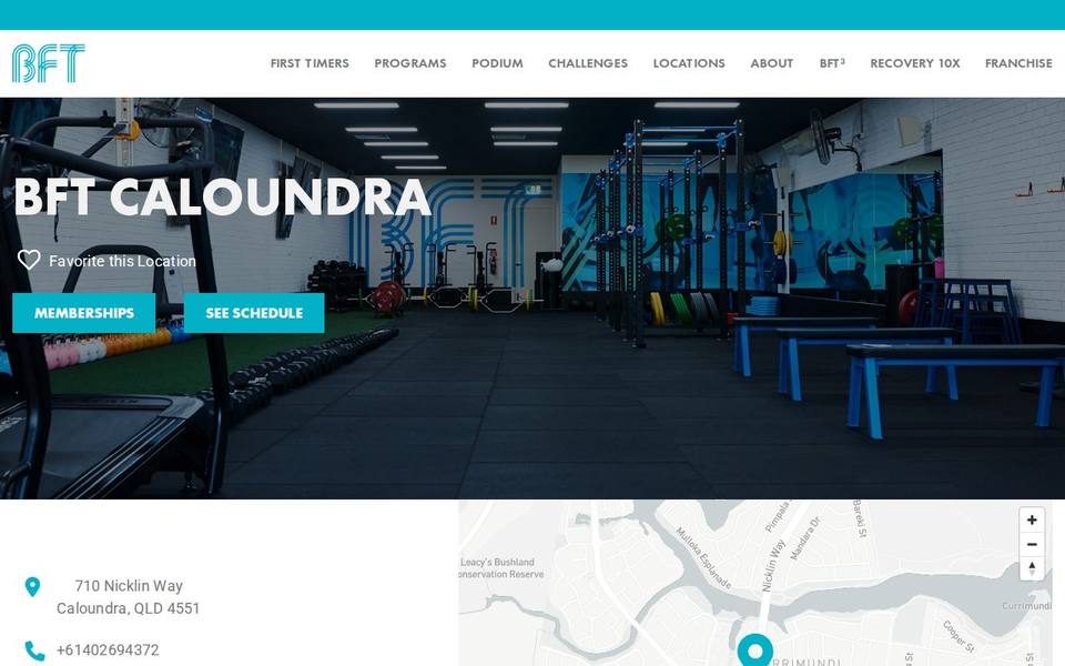 BFT Caloundra website
