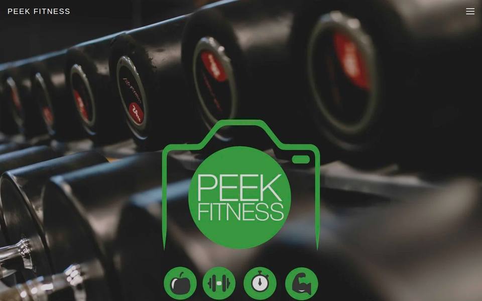 Peek Fitness website