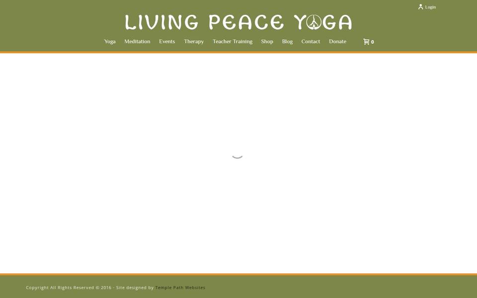 Living Peace Yoga website