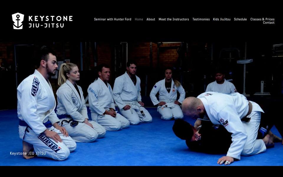 Keystone Jiu Jitsu website