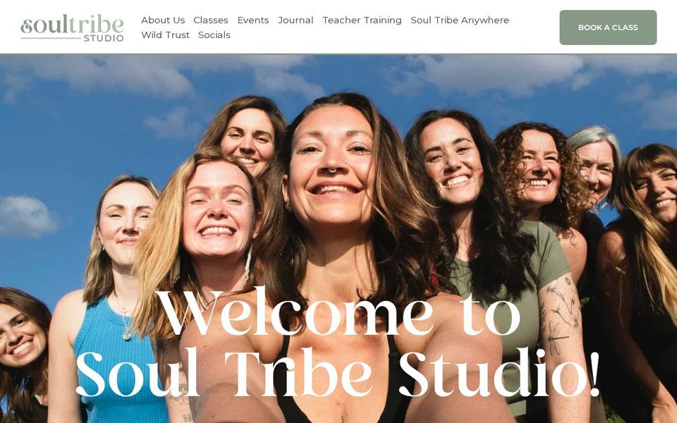 Soul Tribe Studio website