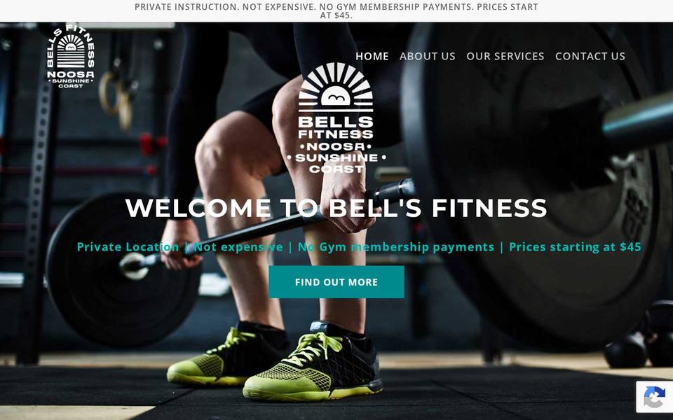 Bells Fitness website