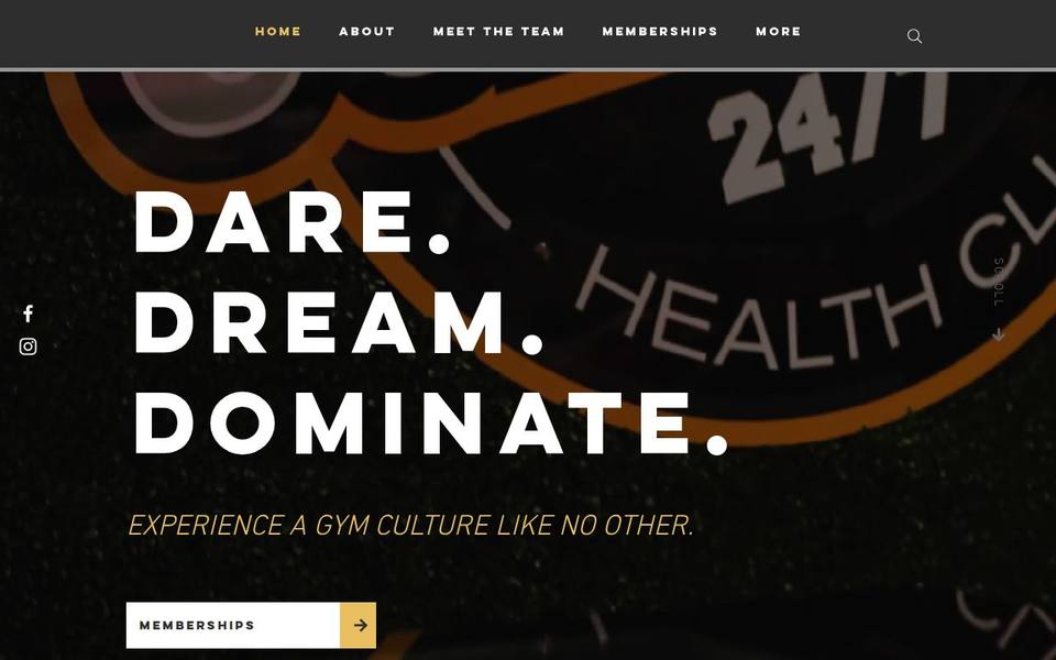 Culture Fitness website