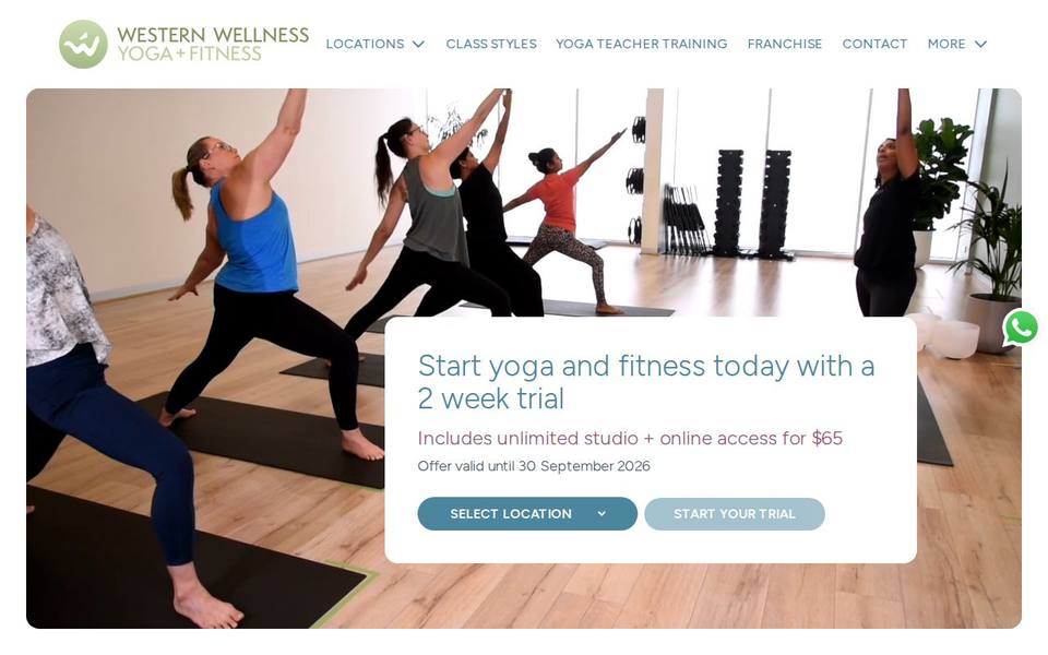 Western Wellness website