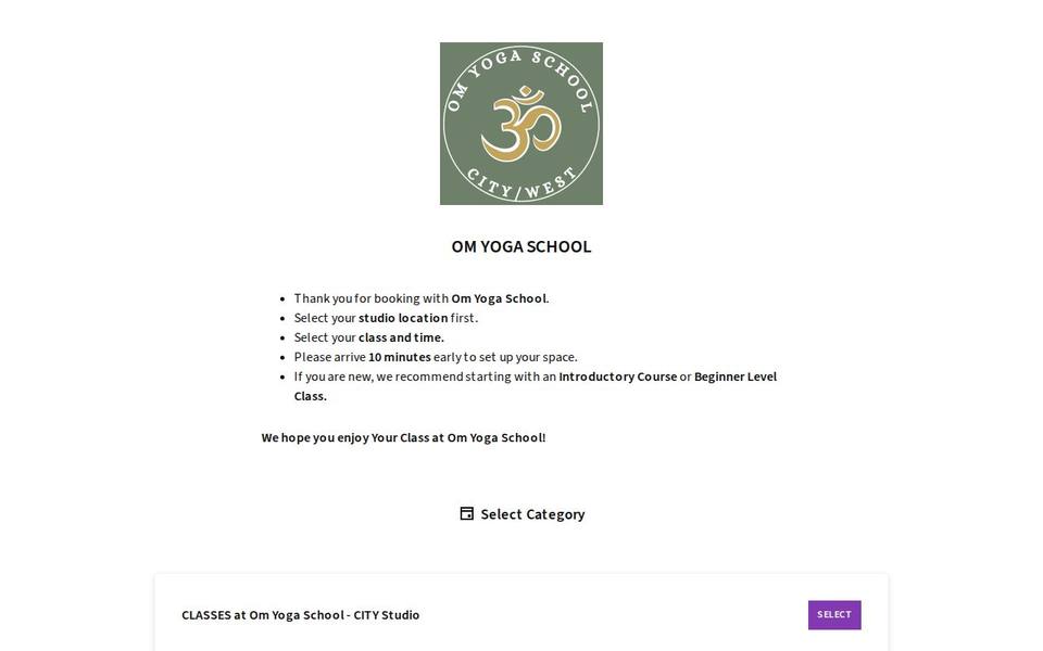 Yoga Mandala website
