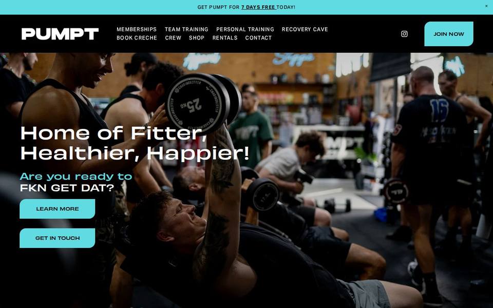 PUMPT 24/7 and Injustice CrossFit website