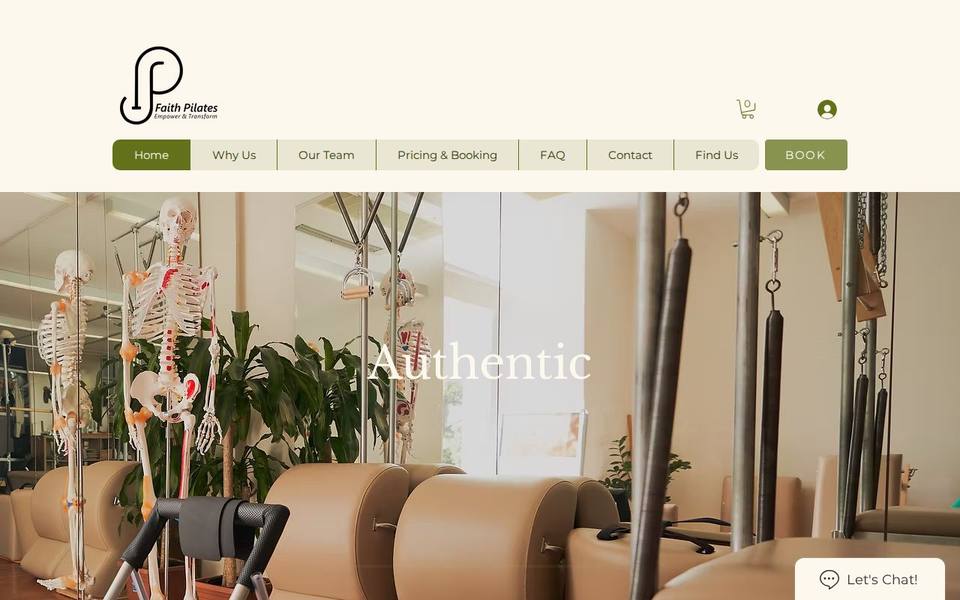 Faith Pilates website