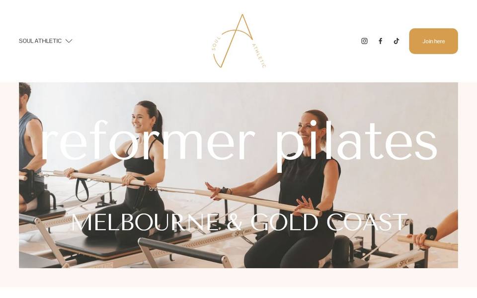 Soul Athletic website