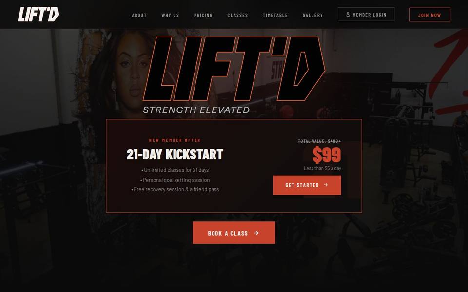 Lift'd Craigieburn website