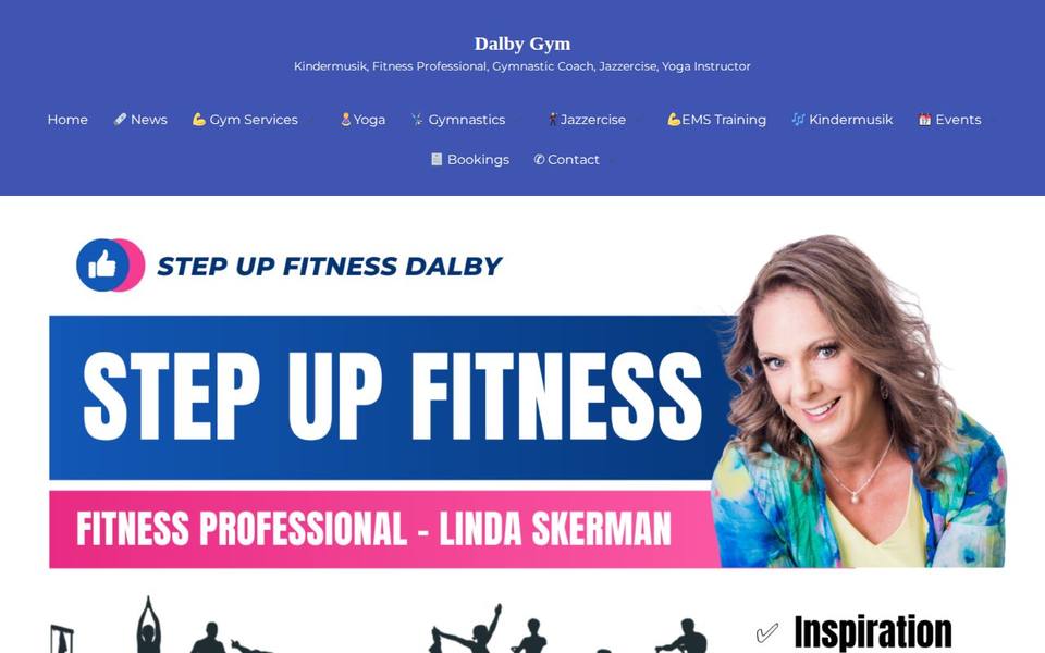 Step Up Fitness website