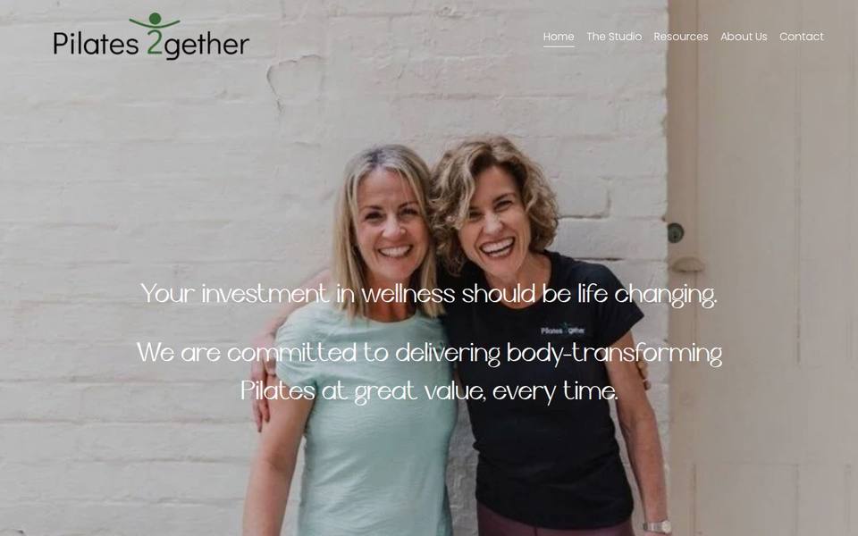 Pilates Together website