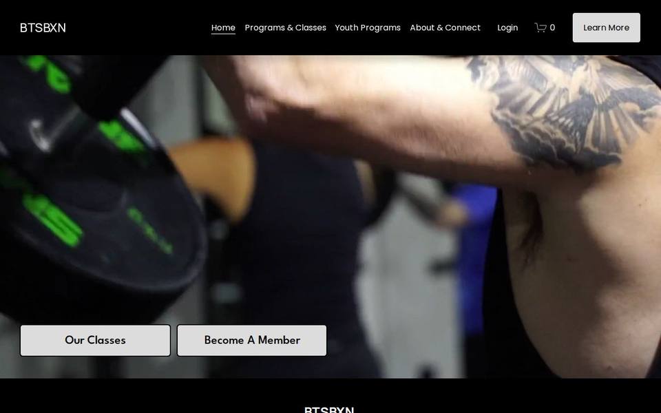 BT's Boxing website