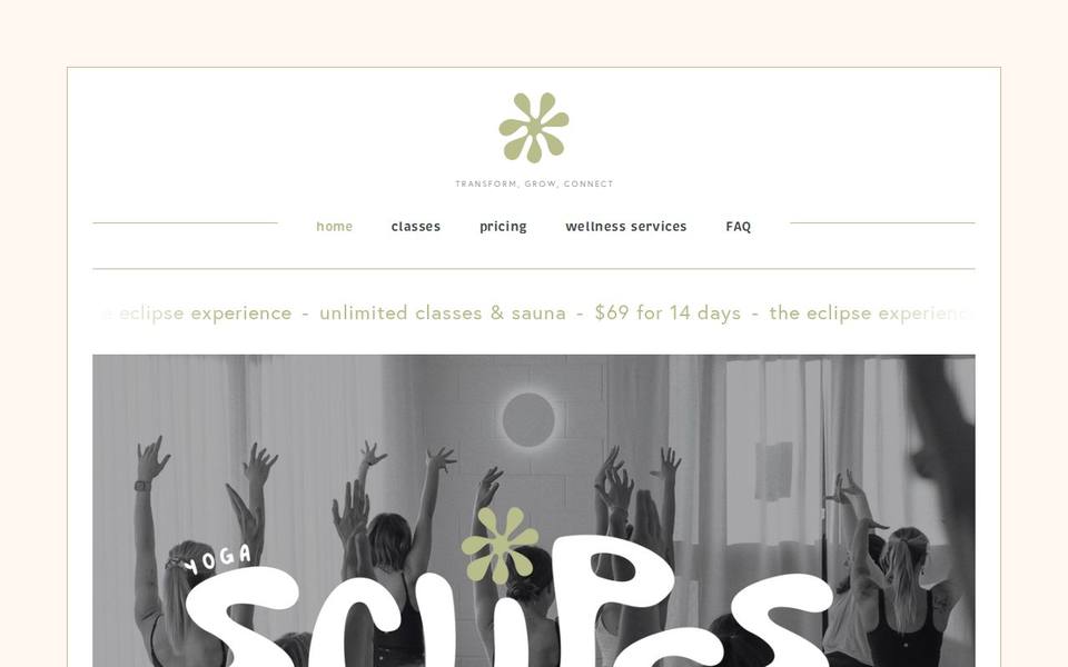 Eclipse Yoga website