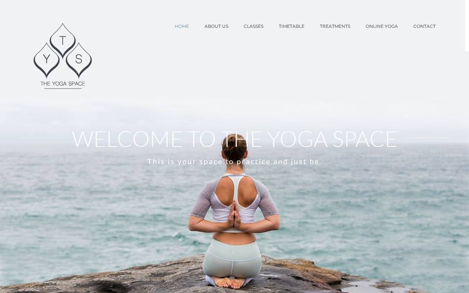 The Yoga Space website