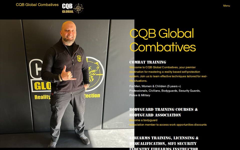 CQB Global Combatives website