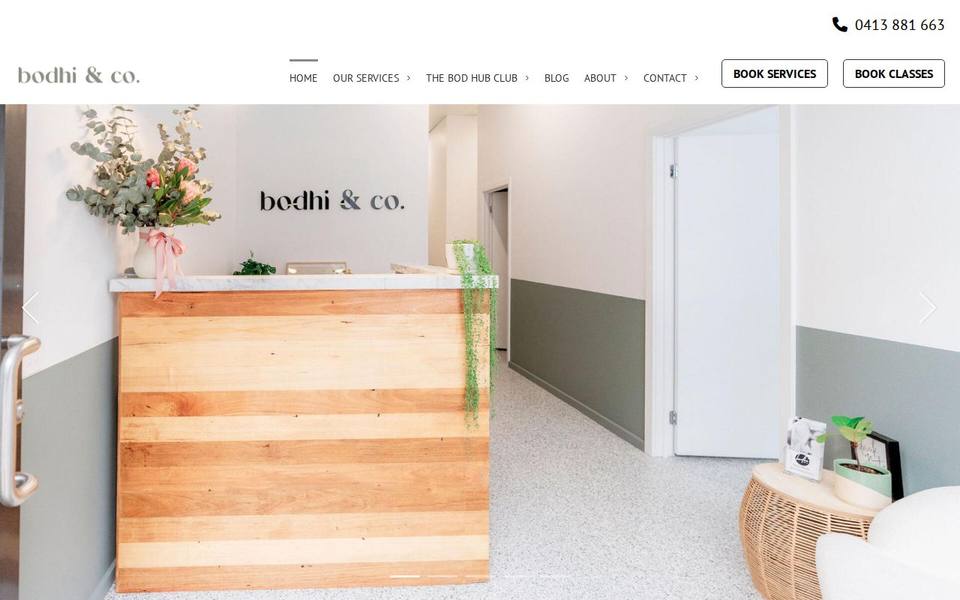 Bodhi and Co website