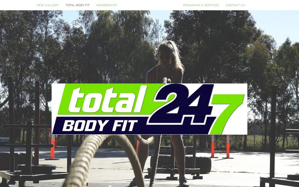 Total Body Fit 24/7 website
